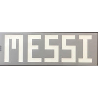 Name set Número “Messi 10”  Argentina 2018 Mundial de Rusia  Para la camiseta de visita/for away kit Dekographics