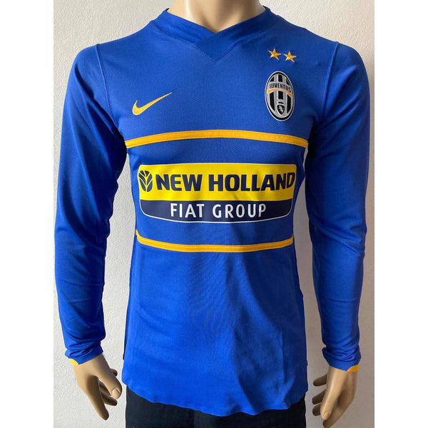 2008-2009 Juventus Long Sleeve Away Shirt Kitroom Player Issue Pre Owned Size S