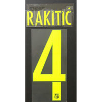 Name set Número I. Rakitić 4 FC Barcelona 2016-17 For third kit/Para la tercera equipación SportingiD Fan
