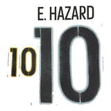 2016 2017 Belgium Name Set Kit Away E. HAZARD 10  EURO 2016 Dekographics