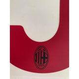 Name Set Número “Bonucci 19” AC Milan 2017-18 Para camiseta de visita/for away kit Stilscreen