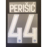 Name Set Número “Perišić 44” Inter de Milán 2017-18 Para la camiseta de local/for Home kit Stilscreen