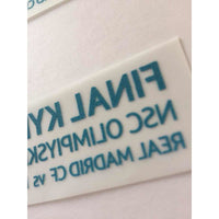 2018 MDT Kyiv Real Madrid Player Issue Kitroom Champions League Final