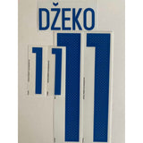 Name set Número “Dzeko 11” Bosnia EURO 2016  Para la camiseta de visita/for Away kit DekoGraphics
