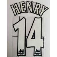 Número Henry Arsenal 1997-07 Sporting Id Local Premier Flock