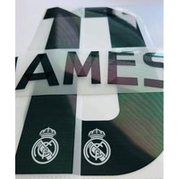 2014-15 Real Madrid Set Name James 10 Home Player Issue Sporting ID