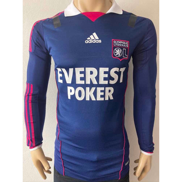 2012 2013 Olympique Lyonnais Long Sleeve Away Shirt Player Issue Pre Owned Size 6