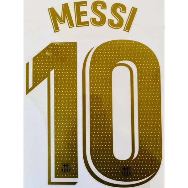 2020-2021 Messi Barcelona Name Set Player Issue La Liga Avery Dennison