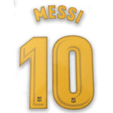 2017-2018 FC Barcelona Home Name Set Lionel Messi Reissue Player Version LaLiga Champions Avery Dennison