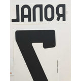 2020-2022 Juventus home Name Set and Number Cristiano Ronaldo Player Issue Serie A DekoGraphics