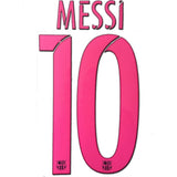 Name set Número Messi 10 FC Barcelona 2016-17 For away kit/Para la camiseta de visita SportingiD Fan