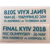 2018 MDT Kyiv Real Madrid Player Issue Kitroom Champions League Final
