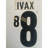 Name set Número “Xavi 8”  España 2012 EURO Polonia/Ucrania  Para la camiseta de local/for Home kit Dekographics