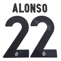 2009 2010 Real Madrid Name set kit Home ALONSO 22 SportingiD