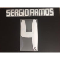 2010 2011 Sergio Ramos Real Madrid Name set Sporting ID player issue by letters