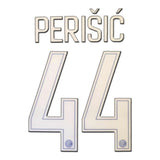 Name Set Número “Perišić 44” Inter de Milán 2017-18 Para la camiseta de local/for Home kit Stilscreen