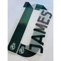 2014-15 Real Madrid Set Name James 10 Home Player Issue Sporting ID