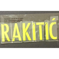 Name set Número I. Rakitić 4 FC Barcelona 2016-17 For third kit/Para la tercera equipación SportingiD Fan
