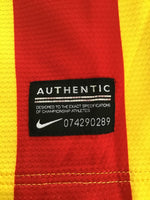 2013-2014 FC Barcelona Away Shirt Xavier Hernandez “Xavi” Player Issue Kitroom Champions Senyera Pre Owned Size M (Fitted)