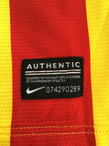2013-2014 FC Barcelona Away Shirt Xavier Hernandez “Xavi” Player Issue Kitroom Champions Senyera Pre Owned Size M (Fitted)