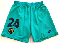 Short FC Barcelona 2019-20 Tercera Nelson Semedo, Lenglet, Martin, Umtiti, Junior Firpo