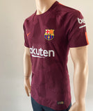 jersey shirt kitroom player issue utilería Sergi Roberto Barcelona 2017 2018 versión jugador tercera la liga