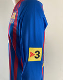 Jersey Barcelona 2011 - 12 Home Long Sleeve Player Issue Kitroom Pedro