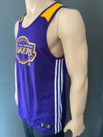 Jersey Los Ángeles Lakers Adidas NBA doble vista reversible