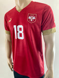 Jersey Puma Selección Serbia 2022 Local/Home Mundial Qatar WC Vlahović DryCell
