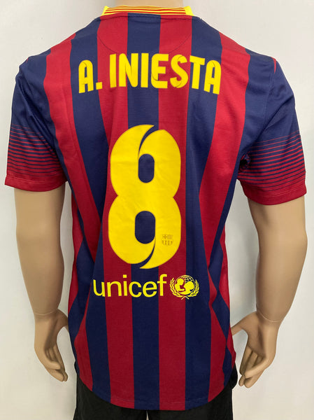 Jersey Nike FC Barcelona 2013-14 Home/Local Iniesta Dri-Fit New