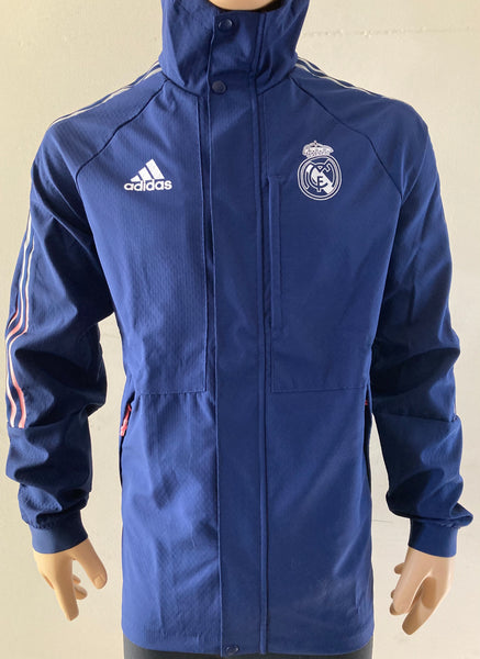 adidas Chaqueta Real Madrid Travel (UNISEX) - Azul