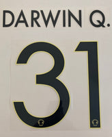 Name set Número Darwin Quintero 31 Club América 2016-17 Edición especial Centenario del club Para la camiseta de local/for Home kit SportingiD