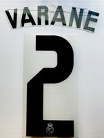 Name set “Varane 2” Real Madrid 2014-15  Para la camiseta de local/for Home kit SportingiD