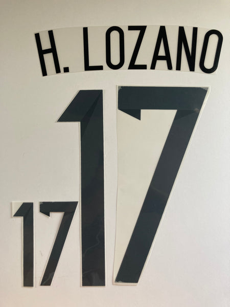 2015 2018 Mexico Name Set Kit Away H. LOZANO 17 Kitroom