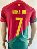 2022 Portugal Home Qatar WC RONALDO 7 Player Issue BNWT Size XL