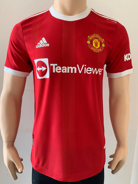 Jersey Manchester United 2021 22 versión jugador player issue shirt home heat ready