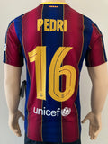 Jersey Nike FC Barcelona 2020-21 Home Local DriFit Pedri Supercopa