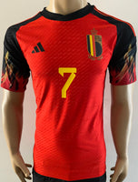 Jersey  Selección Bélgica 2022 Local Home Qatar WC De Bruyne Player Issue BNWT