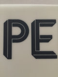 Name Set Número “Pepe 19” para NIÑO  Arsenal 2019-20 Para la camiseta de visita/for away kit  Versión Europa League/Copa Thermo Patch