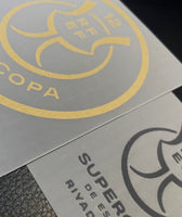 Set de parches y MDT Oficiales Final Supercopa de España 2023 Real Madrid CF Textprint Player Issue
