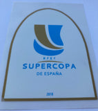 Set Oficial Final Supercopa de España 2018 Sevilla Vs Barcelona Player Issue TextPrint