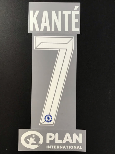 2021/2022 Set de nombre y numero Kanté Local Chelsea