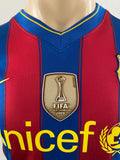 Jersey Nike FC Barcelona 2009-10 Local/Home Sextete Iniesta Nike Fit