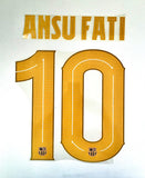 Name set Número Ansu Fati 10 FC Barcelona 2021-22 Third kit/Tercera equipación Competiciones Europeas Avery Dennison Player Issue