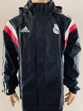 Chamarra impermeable 2014 - 2015 Real Madrid Entrenamiento Player issue Kitroom water proof Negro