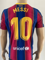 2020-2021 Jersey Barcelona Messi Home Authentic La Liga Player Issue New With Tags Size Small
