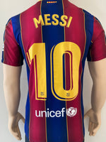 2020-2021 FC Barcelona Home Shirt Messi New BNWT Size M