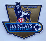 Set de parches Barclays Premier League Champions 2006-07 Manchester United Lextra SportingiD Player Issue