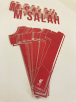 Set name nombre y número M. Salah 11 Liverpool 2019 - 2020 Visita / Away V. Jugador Player a issue Avery