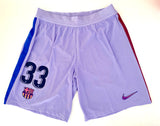 Short Barcelona 2021 - 22 Away Liga Versión Kit Player Issue Kitroom Liga Dri-Fit ADV